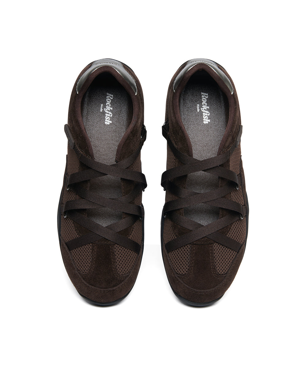 ZANE X-STRAP SNEAKERS - CHOCO(CH) UK3.5(230)