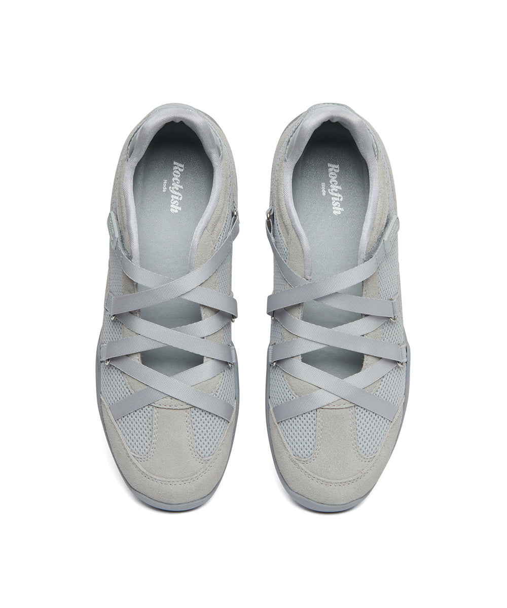ZANE X-STRAP SNEAKERS - LIGHT GREY(LG) UK3.5(230)