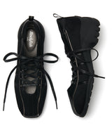[NODE]BLISS PLATFORM LACEUP SNEAKERS - BLACK(BK)