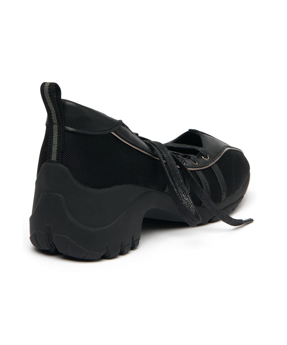 BLISS PLATFORM LACEUP SNEAKERS - BLACK(BK) UK3.5(230)