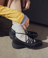 [NODE]BLISS PLATFORM LACEUP SNEAKERS - BLACK(BK)