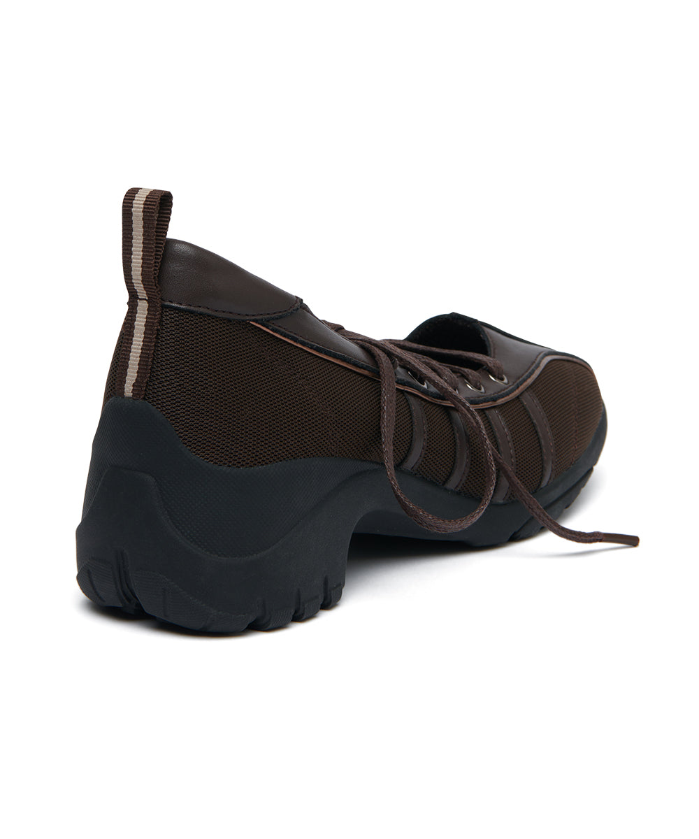 BLISS PLATFORM LACEUP SNEAKERS - CHOCO(CH) UK3.5(230)