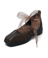 [NODE]BLISS PLATFORM LACEUP SNEAKERS - CHOCO(CH)