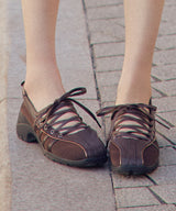 [NODE]BLISS PLATFORM LACEUP SNEAKERS - CHOCO(CH)