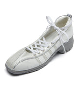 [NODE]BLISS PLATFORM LACEUP SNEAKERS - CREAM PEARL(CM)