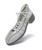 [NODE]BLISS PLATFORM LACEUP SNEAKERS - CREAM PEARL(CM)
