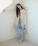 [NODE]BLISS PLATFORM LACEUP SNEAKERS - CREAM PEARL(CM)