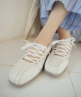 [NODE]BLISS PLATFORM LACEUP SNEAKERS - CREAM PEARL(CM)