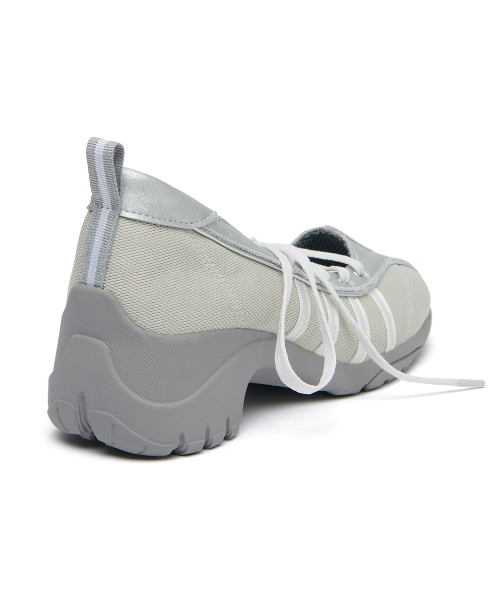 BLISS PLATFORM LACEUP SNEAKERS - SILVER UK3.5(230)