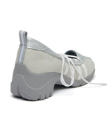 [NODE]BLISS PLATFORM LACEUP SNEAKERS - SILVER