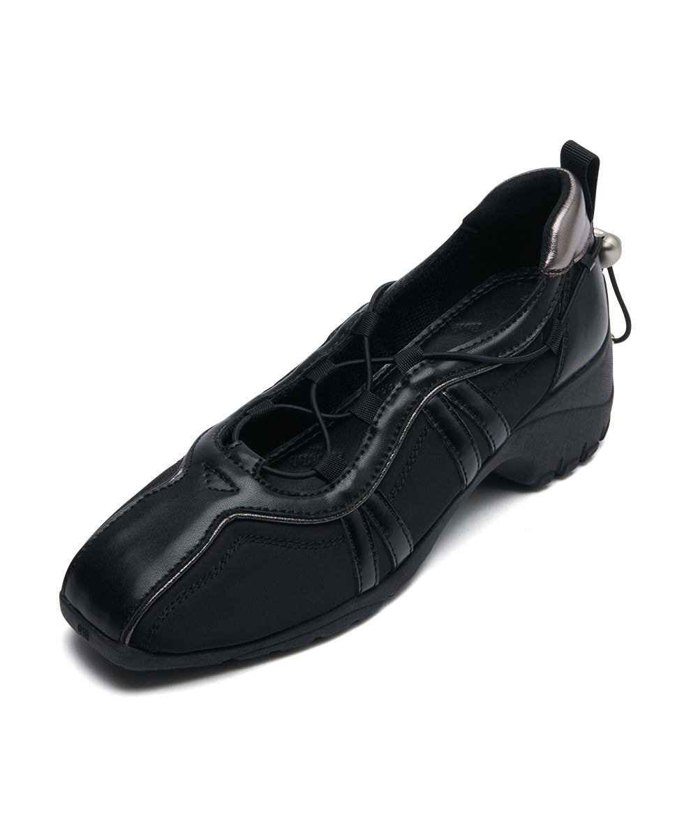 BLISS PLATFORM STRING SNEAKERS - BLACK UK3.5(230)