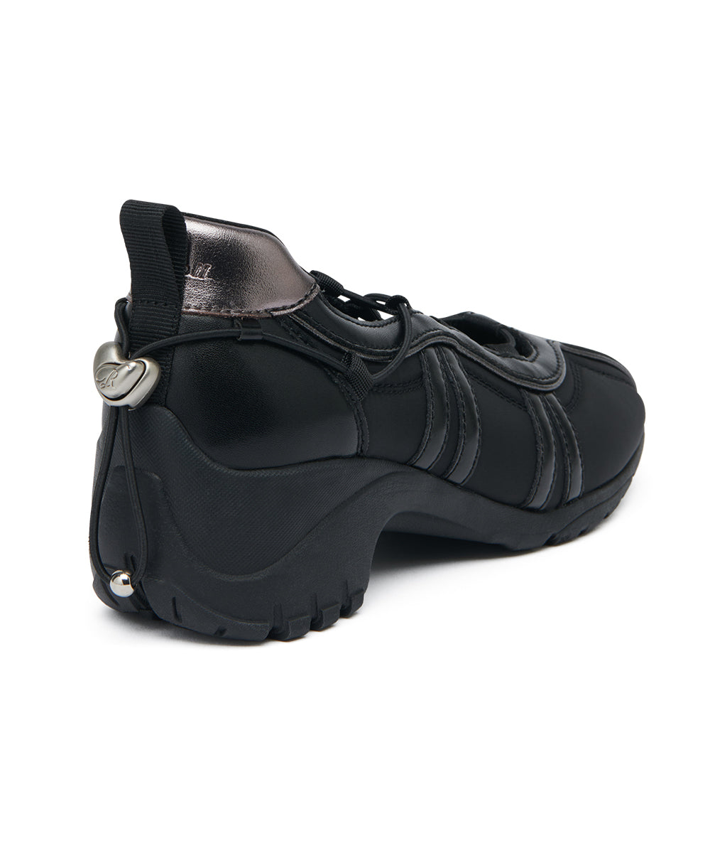 BLISS PLATFORM STRING SNEAKERS - BLACK UK3.5(230)