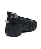 [NODE]BLISS PLATFORM STRING SNEAKERS - BLACK