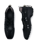 [NODE]BLISS PLATFORM STRING SNEAKERS - BLACK