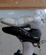 [NODE]BLISS PLATFORM STRING SNEAKERS - BLACK