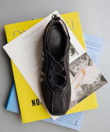 [NODE]BLISS PLATFORM STRING SNEAKERS - BLACK