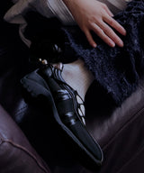 [NODE]BLISS PLATFORM STRING SNEAKERS - BLACK
