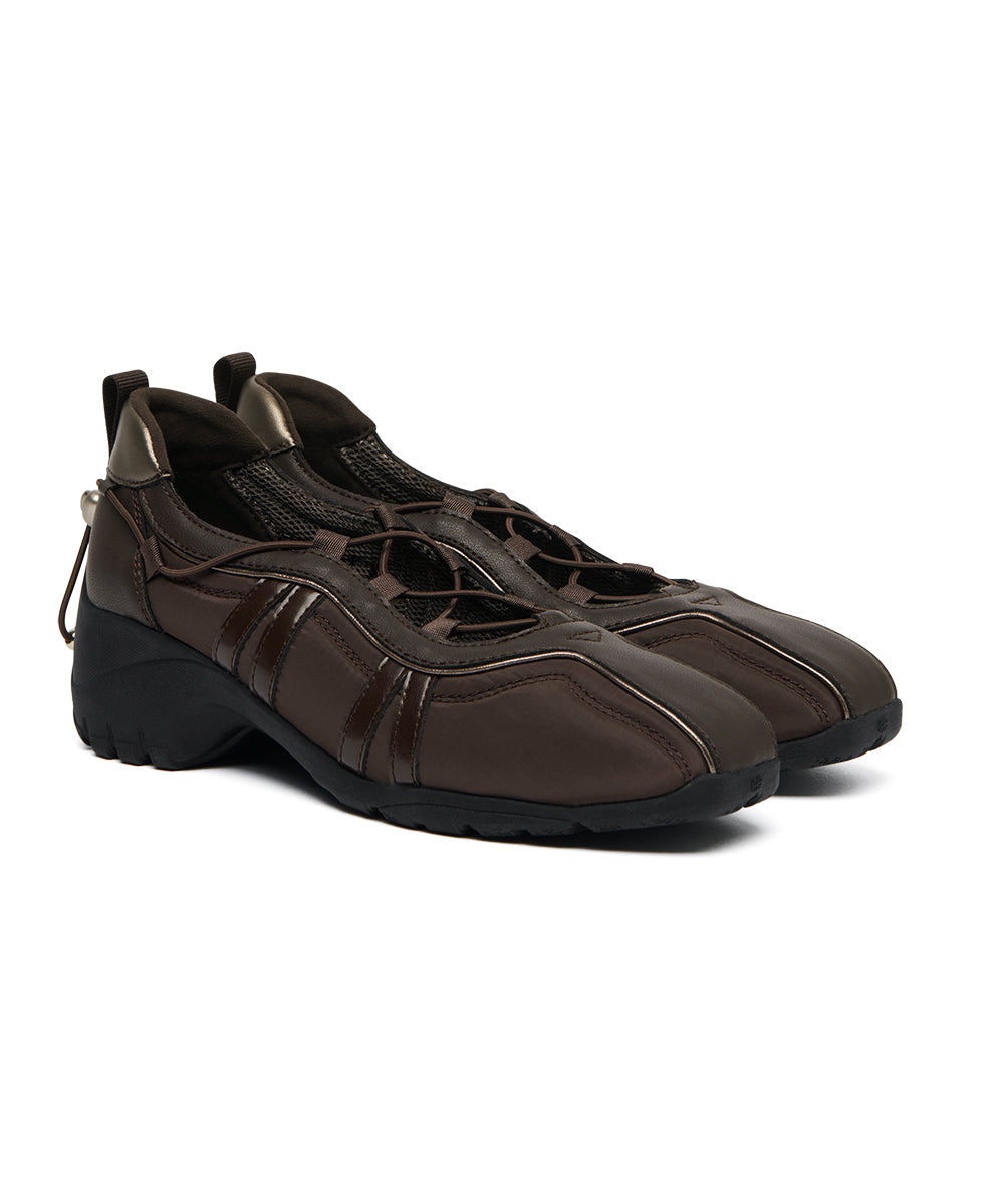 BLISS PLATFORM STRING SNEAKERS - BROWN UK3.5(230)