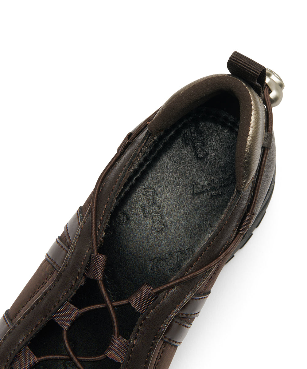 BLISS PLATFORM STRING SNEAKERS - BROWN UK3.5(230)