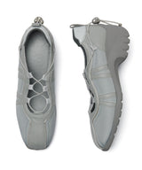 [NODE]BLISS PLATFORM STRING SNEAKERS - BLUE GREY