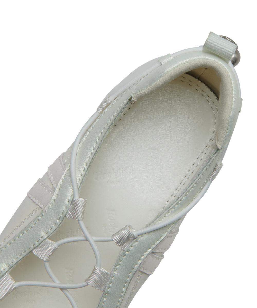 BLISS PLATFORM STRING SNEAKERS - SAGE UK3.5(230)