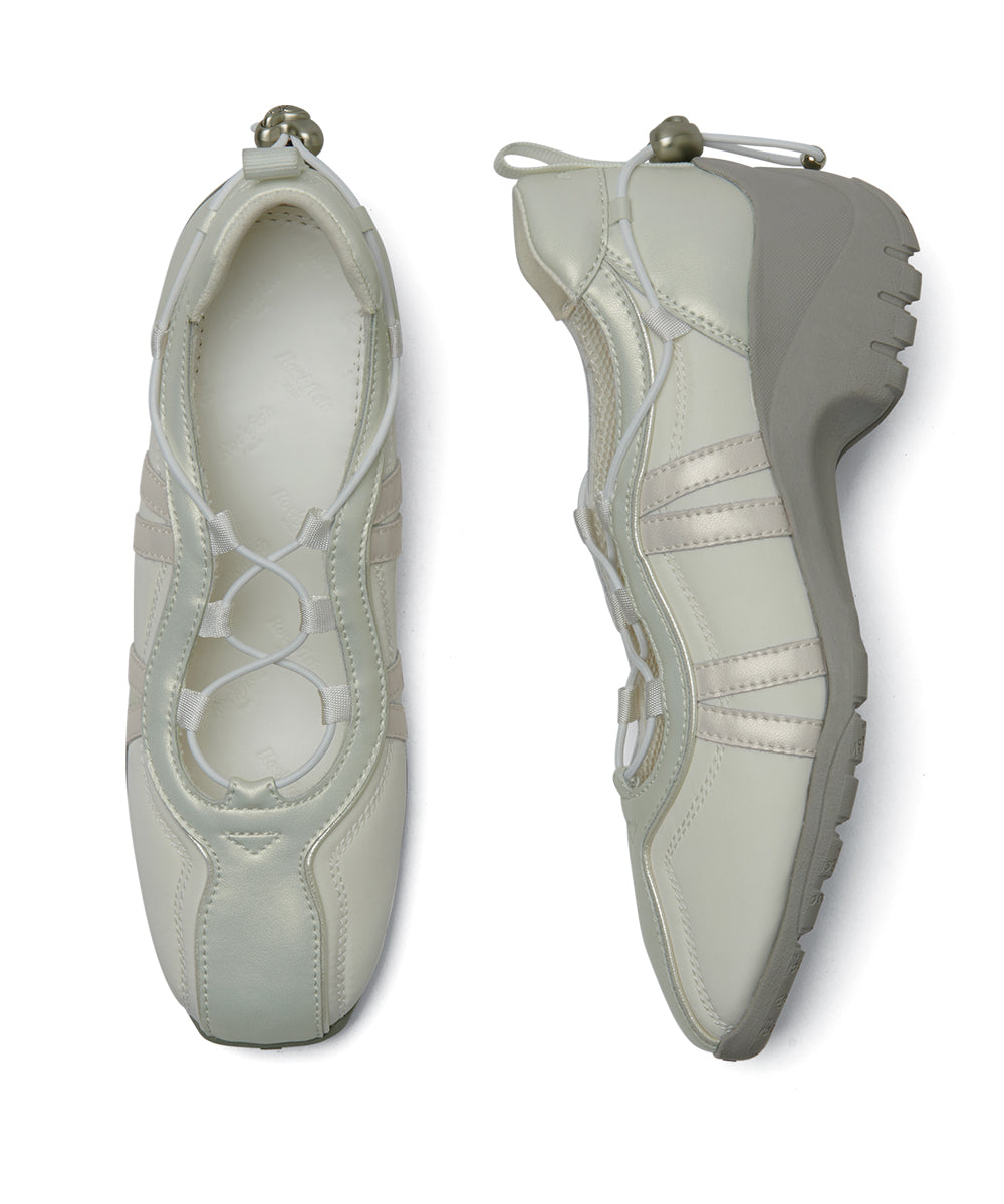 BLISS PLATFORM STRING SNEAKERS - SAGE UK3.5(230)