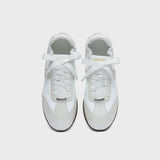 [NODE]SCRUNCH FLAT SNEAKERS - CREAM PEARL(CM)
