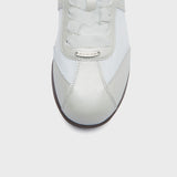 [NODE]SCRUNCH FLAT SNEAKERS - CREAM PEARL(CM)