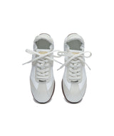 [NODE]SCRUNCH FLAT SNEAKERS - CREAM PEARL(CM)