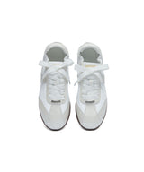 [NODE]SCRUNCH FLAT SNEAKERS - CREAM PEARL(CM)