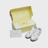 [NODE]SCRUNCH FLAT SNEAKERS - CREAM PEARL(CM)