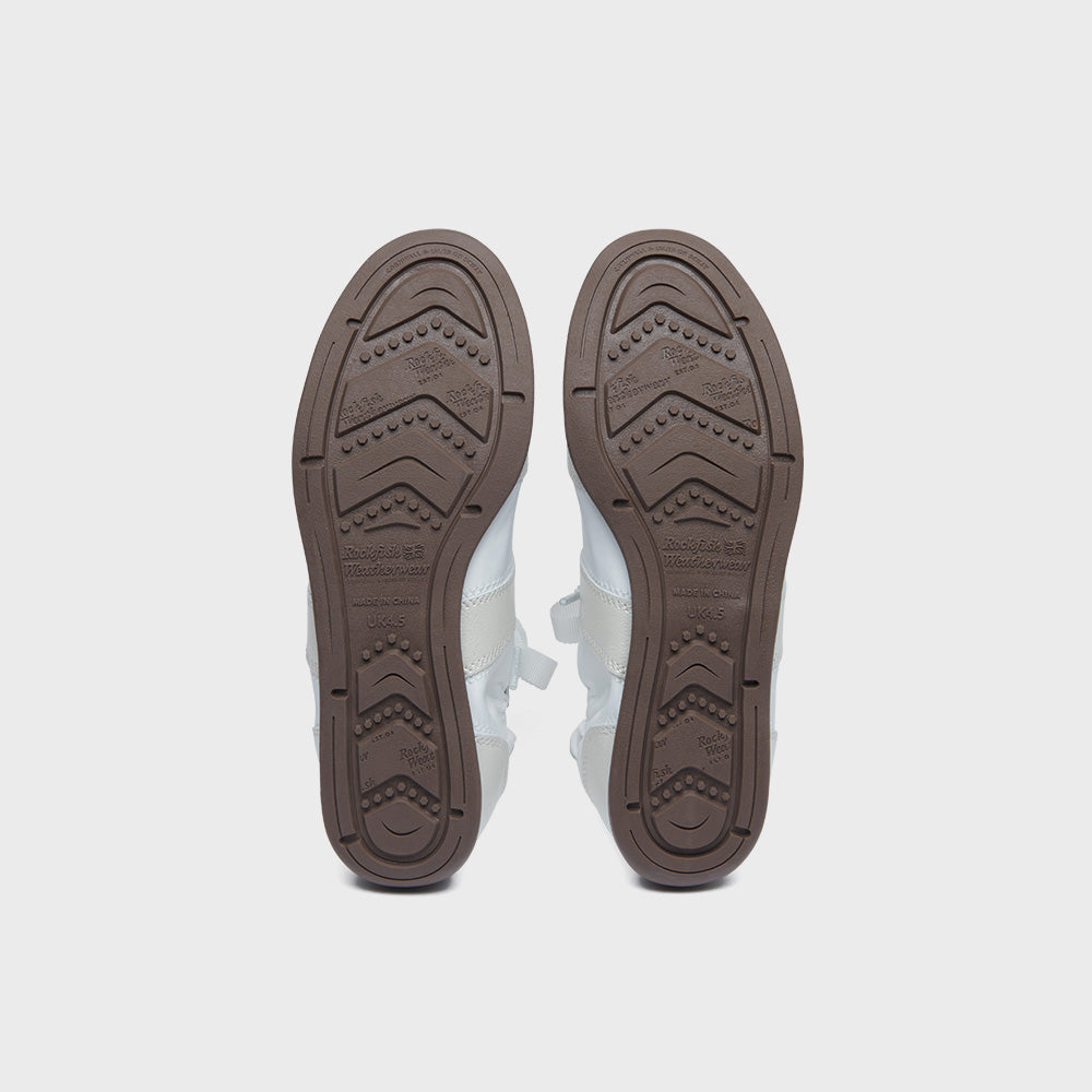 SCRUNCH FLAT SNEAKERS - CREAM PEARL(CM) UK3.5(230)