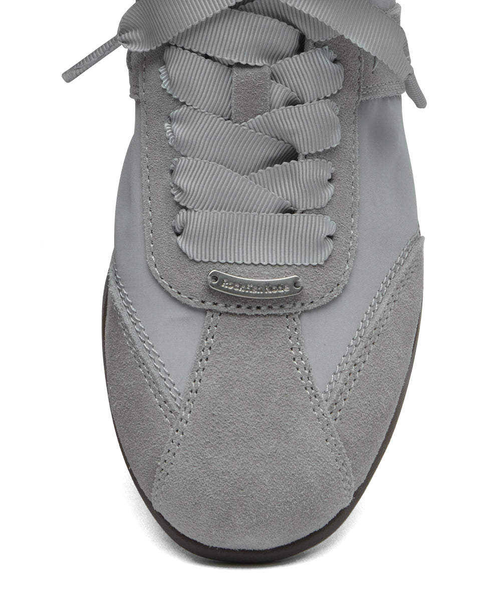 SCRUNCH FLAT SNEAKERS - GREY(GY) UK3.5(230)