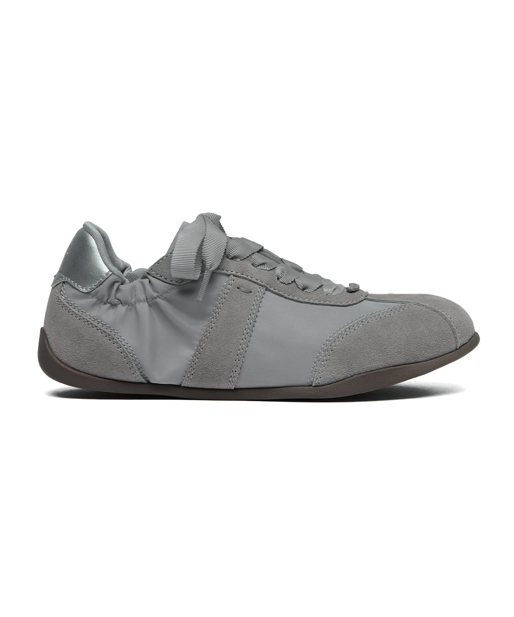 SCRUNCH FLAT SNEAKERS - GREY(GY) UK3.5(230)
