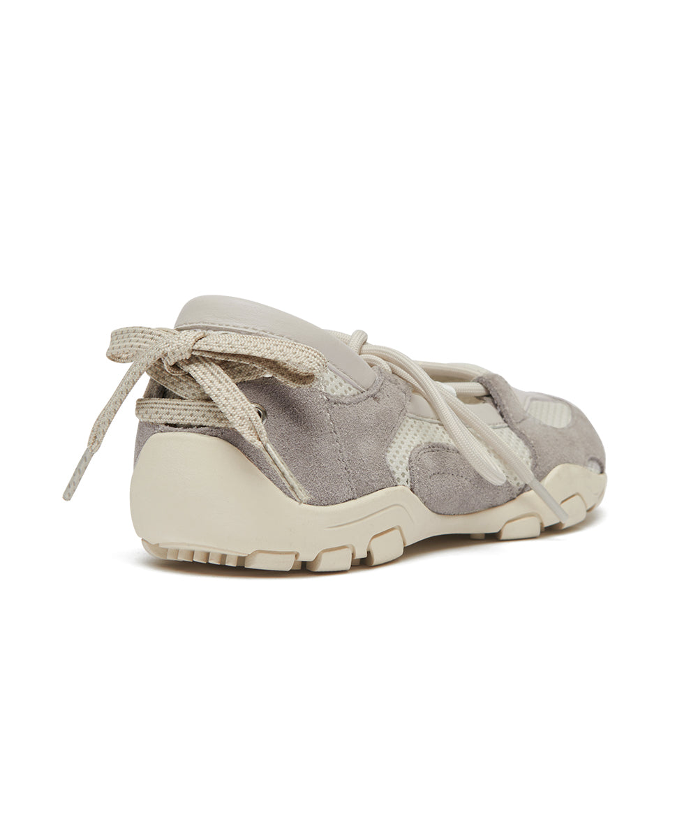 NICOLE LACEUP SNEAKERS - BEIGE(BG) UK3.5(230)