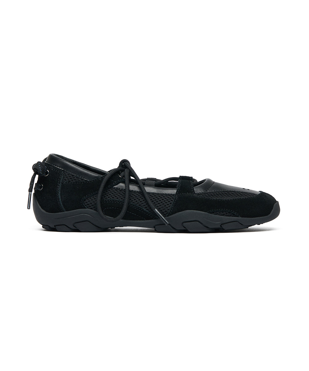 NICOLE LACEUP SNEAKERS - BLACK(BK) UK3.5(230)