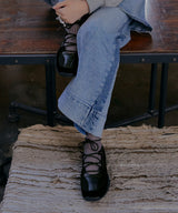 [NODE]NICOLE LACEUP SNEAKERS - BLACK(BK)