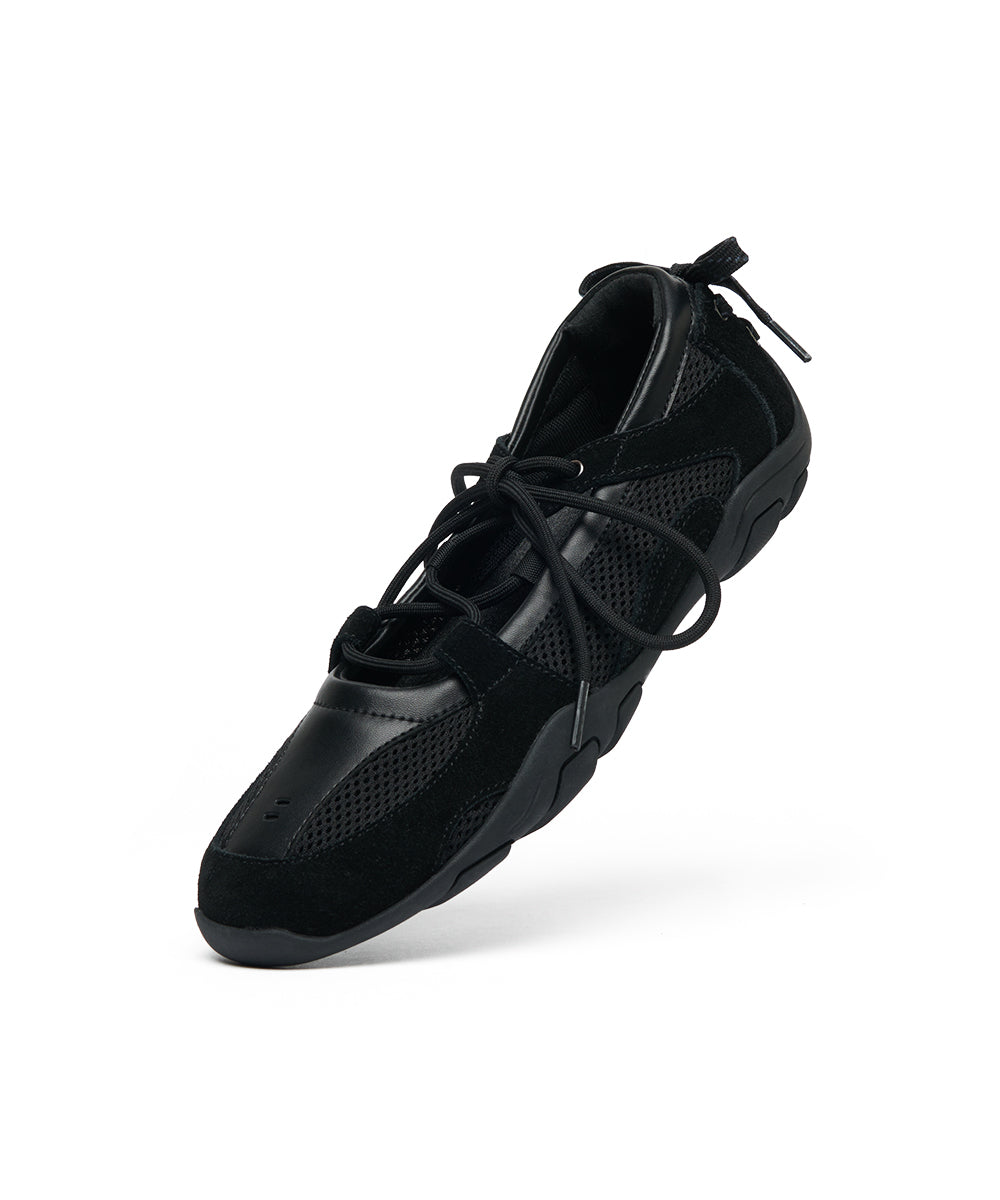 NICOLE LACEUP SNEAKERS - BLACK(BK) UK3.5(230)