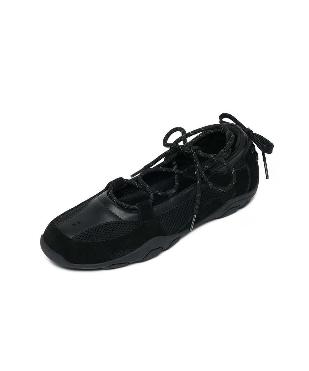 NICOLE LACEUP SNEAKERS - BLACK(BK) UK3.5(230)