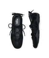 [NODE]NICOLE LACEUP SNEAKERS - BLACK(BK)