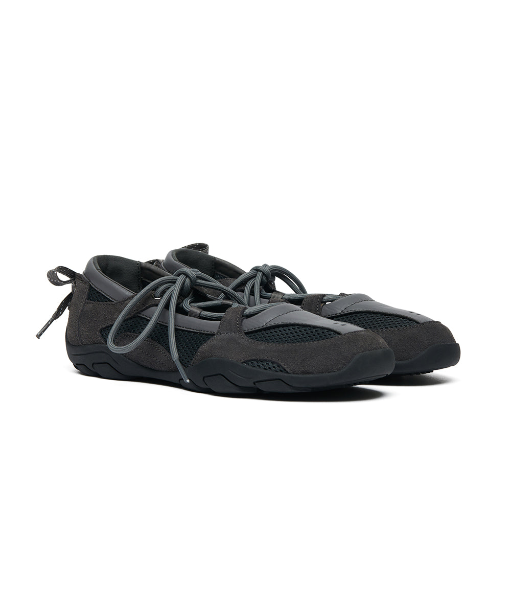NICOLE LACEUP SNEAKERS - CHARCOAL(CC) UK3.5(230)
