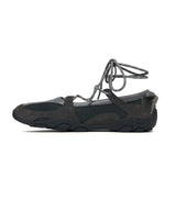 [NODE]NICOLE LACEUP SNEAKERS - CHARCOAL(CC)
