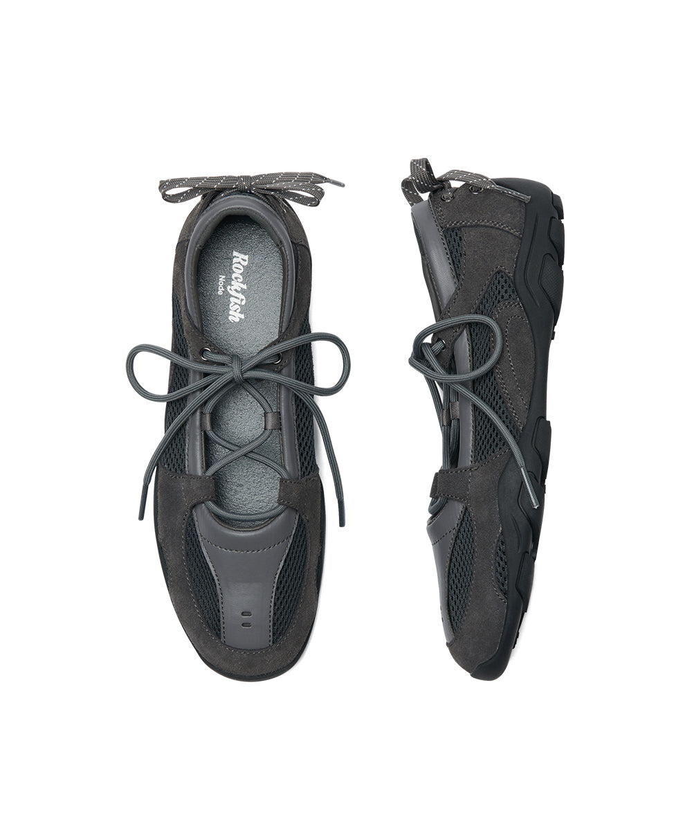 NICOLE LACEUP SNEAKERS - CHARCOAL(CC) UK3.5(230)