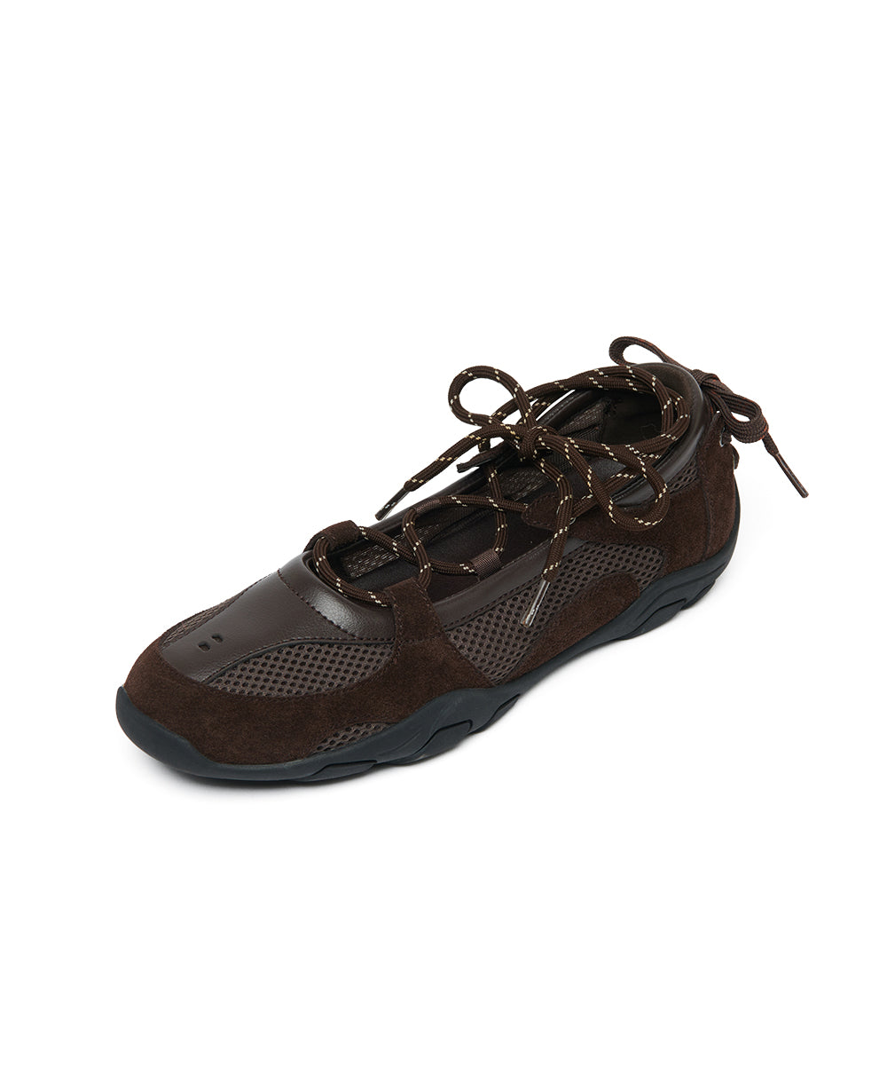 NICOLE LACEUP SNEAKERS - CHOCO(CH) UK3.5(230)