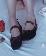 BELLA MARYJANES(CORDUROY) - NAVY