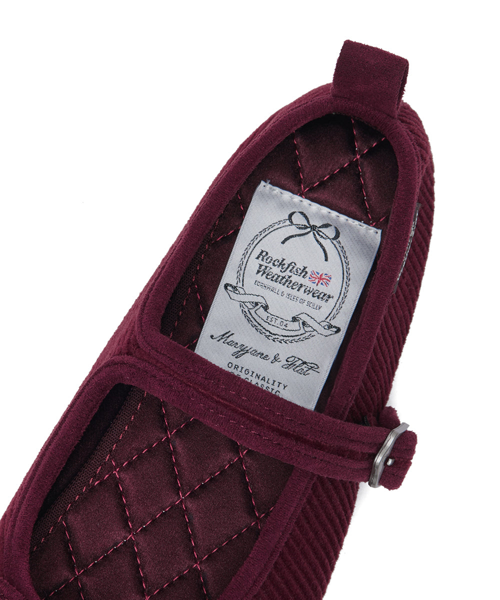 BELLA MARYJANES(CORDUROY) - WINE UK3.5(230)