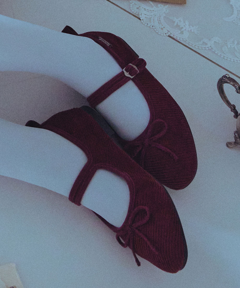 BELLA MARYJANES(CORDUROY) - WINE UK3.5(230)