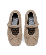 BELLA FUR MARYJANES - BEIGE