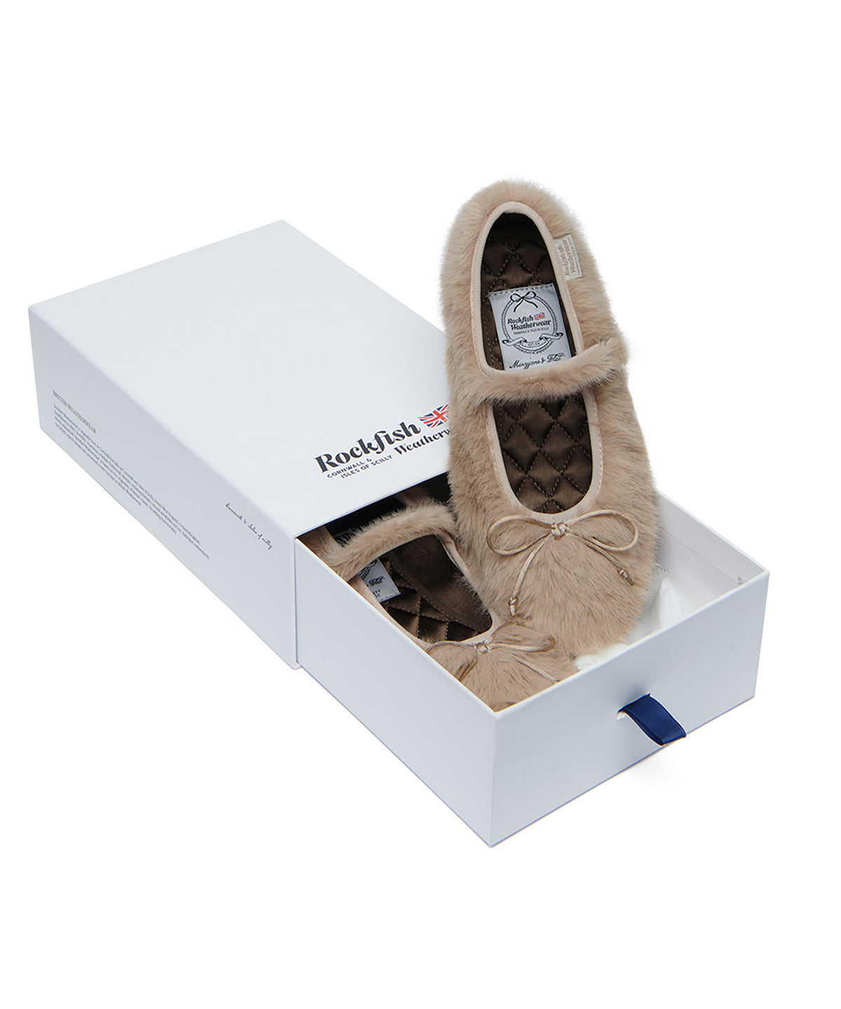 BELLA FUR MARYJANES - BEIGE UK3.5(230)