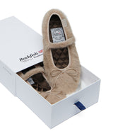 BELLA FUR MARYJANES - BEIGE